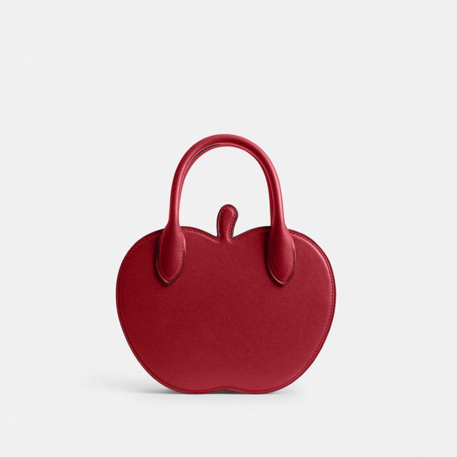 Bolsa Cruzada COACH Apple Mujer Rojos | WQEJ-89314