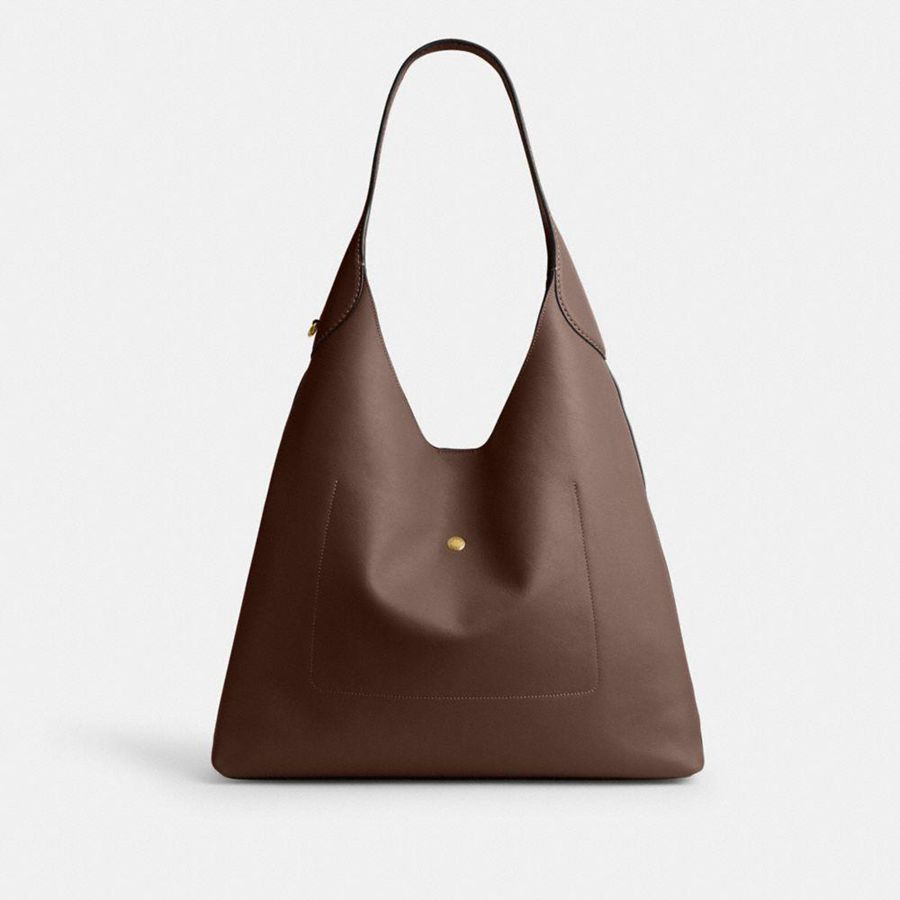 Bolsa de Hombro COACH Brooklyn 39 Mujer Marrom | JXBL-05248