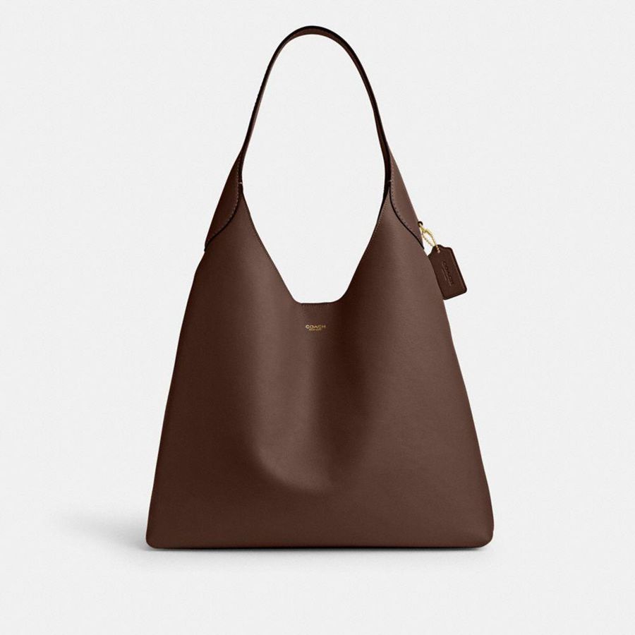 Bolsa de Hombro COACH Brooklyn 39 Mujer Marrom | JXBL-05248