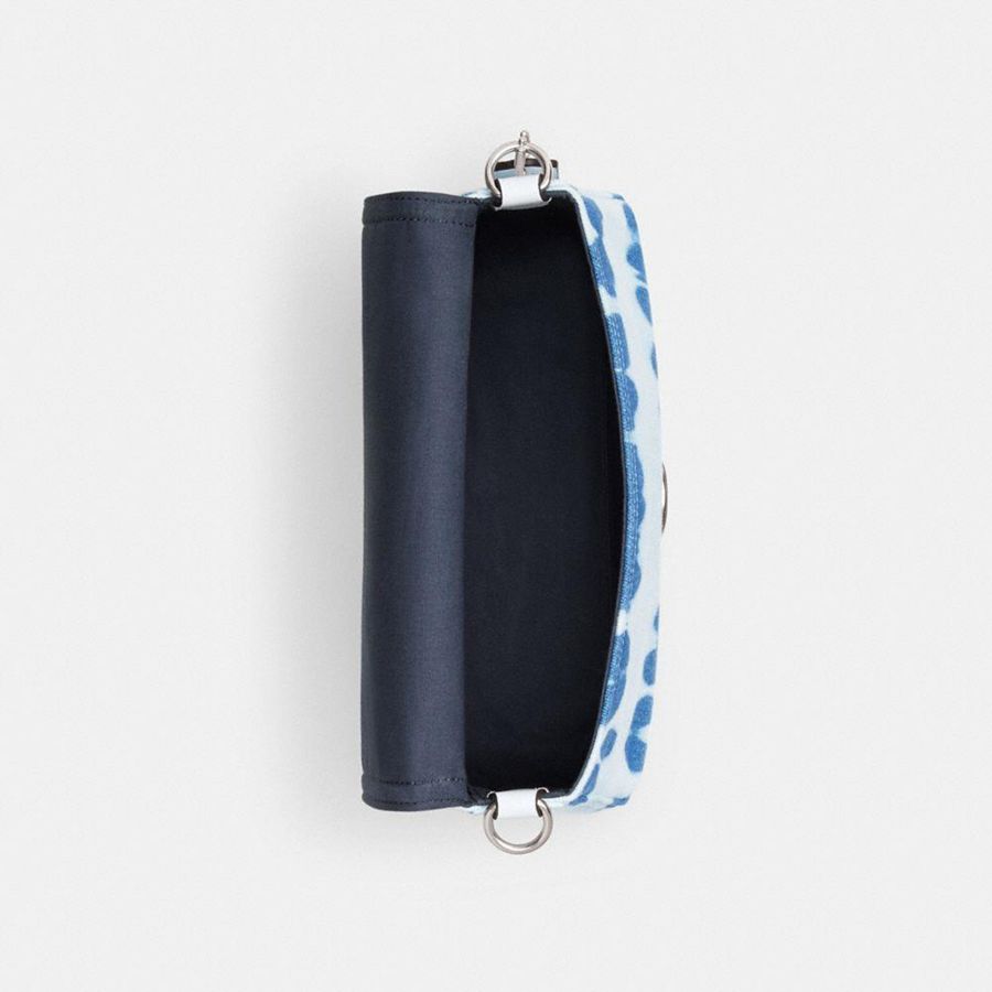 Bolsa de Hombro COACH Soft Tabby With Tie Dye Mujer Azules | LMVP-10984