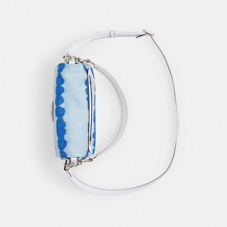 Bolsa de Hombro COACH Soft Tabby With Tie Dye Mujer Azules | LMVP-10984