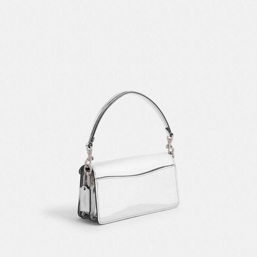 Bolsa de Hombro COACH Tabby 20 In Metallic Mujer Plateados | RUFK-09257
