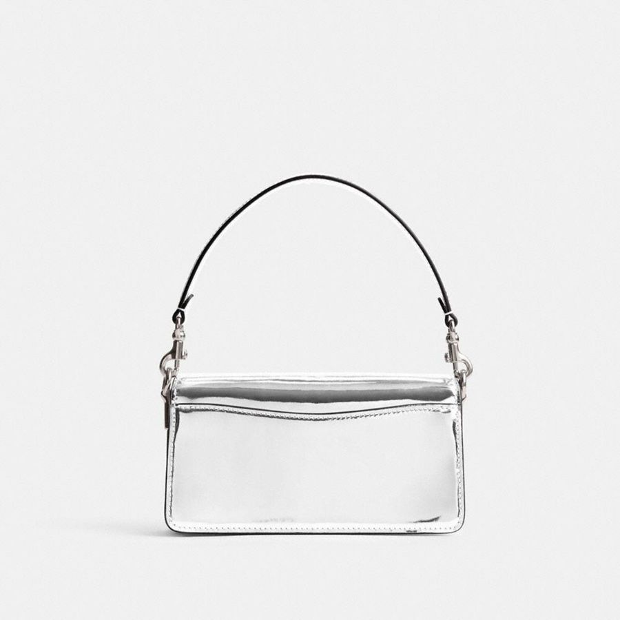 Bolsa de Hombro COACH Tabby 20 In Metallic Mujer Plateados | RUFK-09257