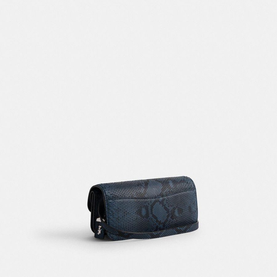Bolso Hobo COACH Idol 23 In Python Mujer Azul Marino | IQFV-72430