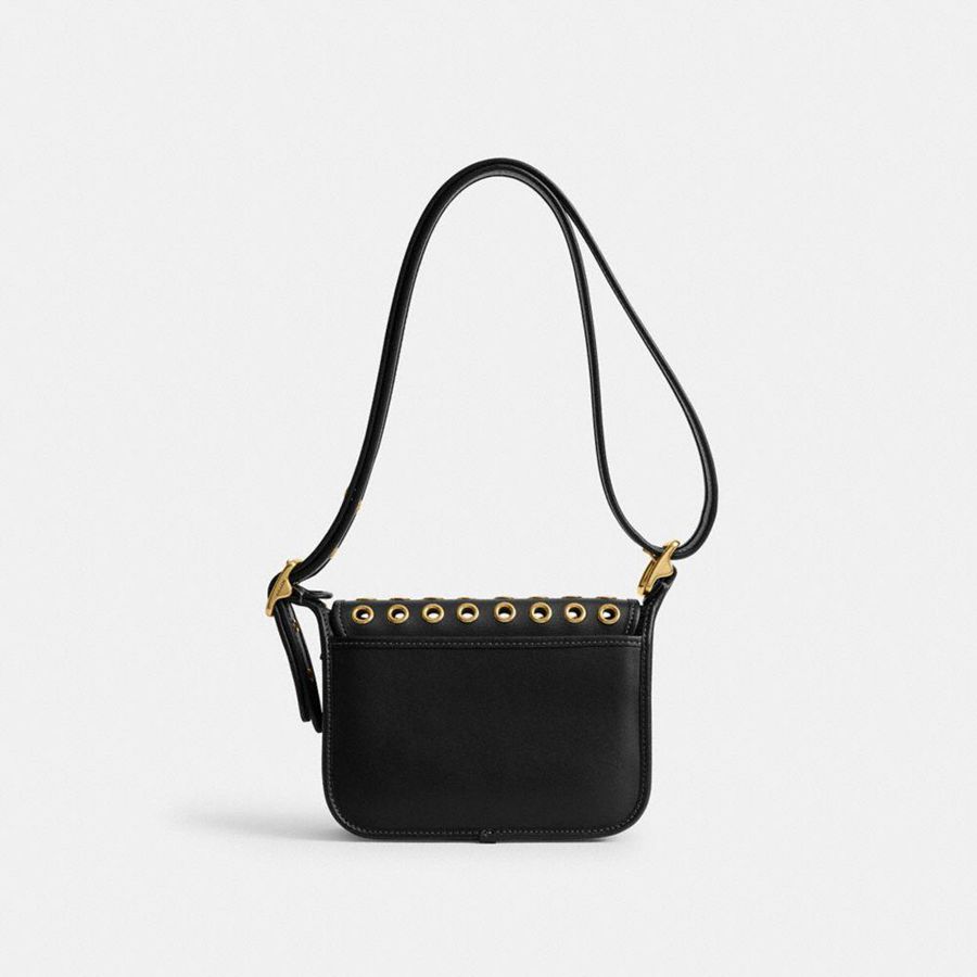 Bolso Hobo COACH Patricia Legacy 19 With Grommets Mujer Negros | TGUO-14273