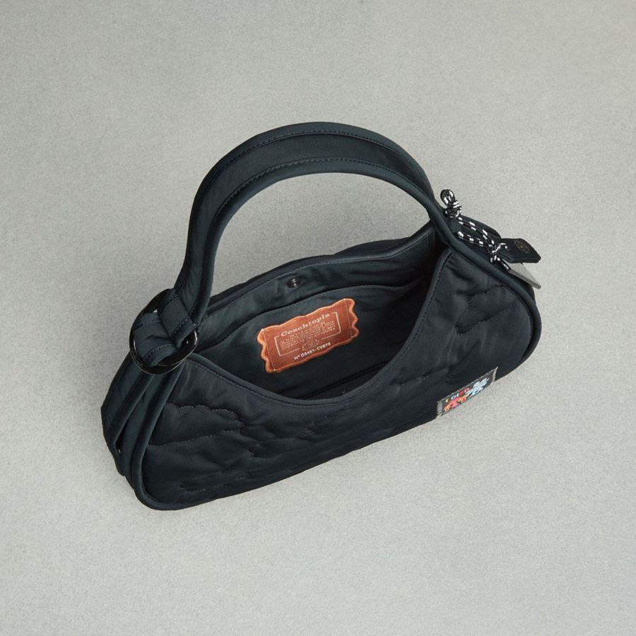 Bolso Tote COACH Topia Loop Ergo With Cloud Quilting Mujer Negros | UKED-76350