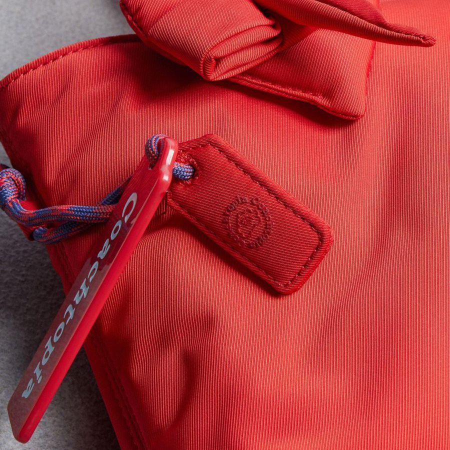 Bolso Tote COACH Topia Loop Small Tote In Recycled Polyester With Heart Appliqué Mujer Rojos | YECK-46581