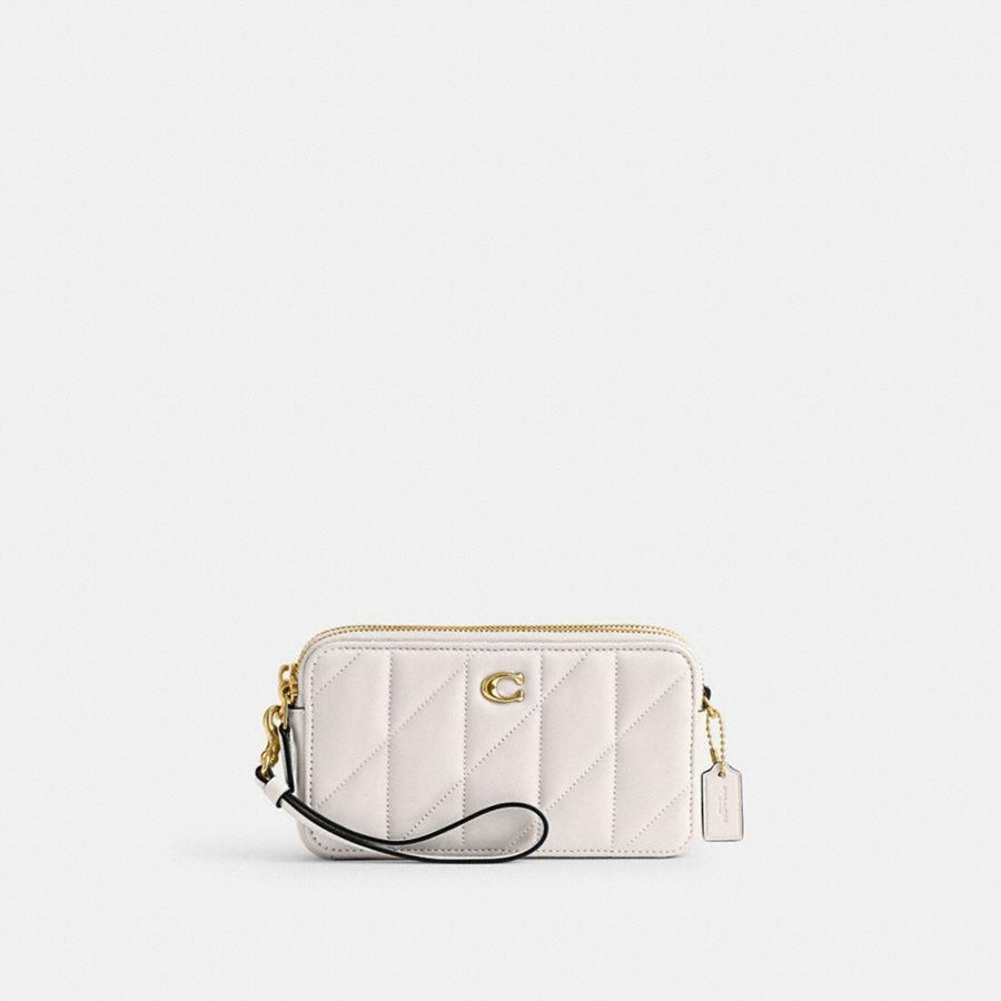 Bolsos De Mano COACH Kira Crossbody With Pillow Quilting Mujer Blancos | HSFM-06245