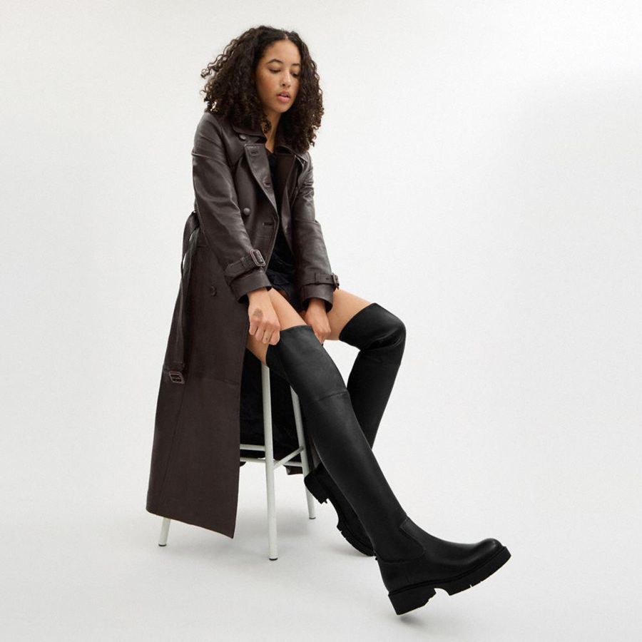 Botas COACH Lisa Mujer Negros | RCKM-95832