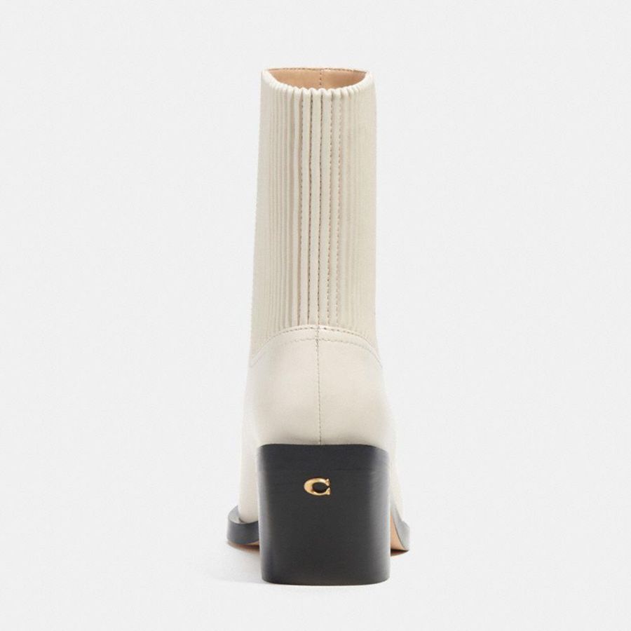 Botas COACH Prestynie Mujer Blancos | KIMS-13489