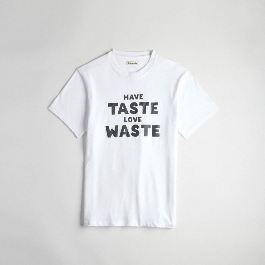 Camiseta COACH Relaxed With Wasty Print Hombre Blancos | NRKZ-49832