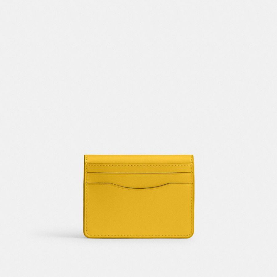 Cartera COACH Bandit Card Case Mujer Blancos | LTMX-82104