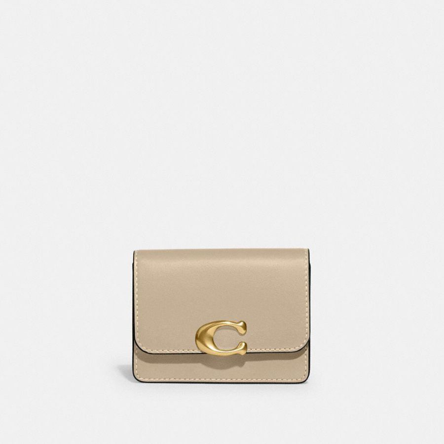 Cartera COACH Bandit Card Case Mujer Blancos | LTMX-82104