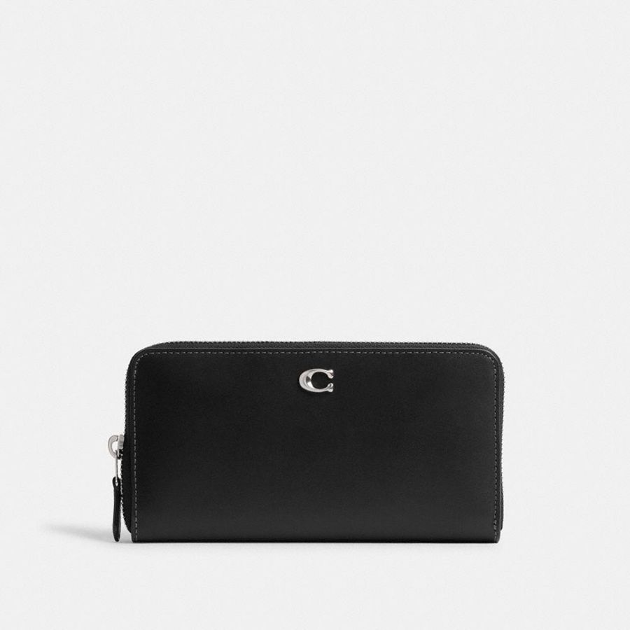 Cartera COACH Essential Accordion Zip Mujer Negros | PNIE-23789