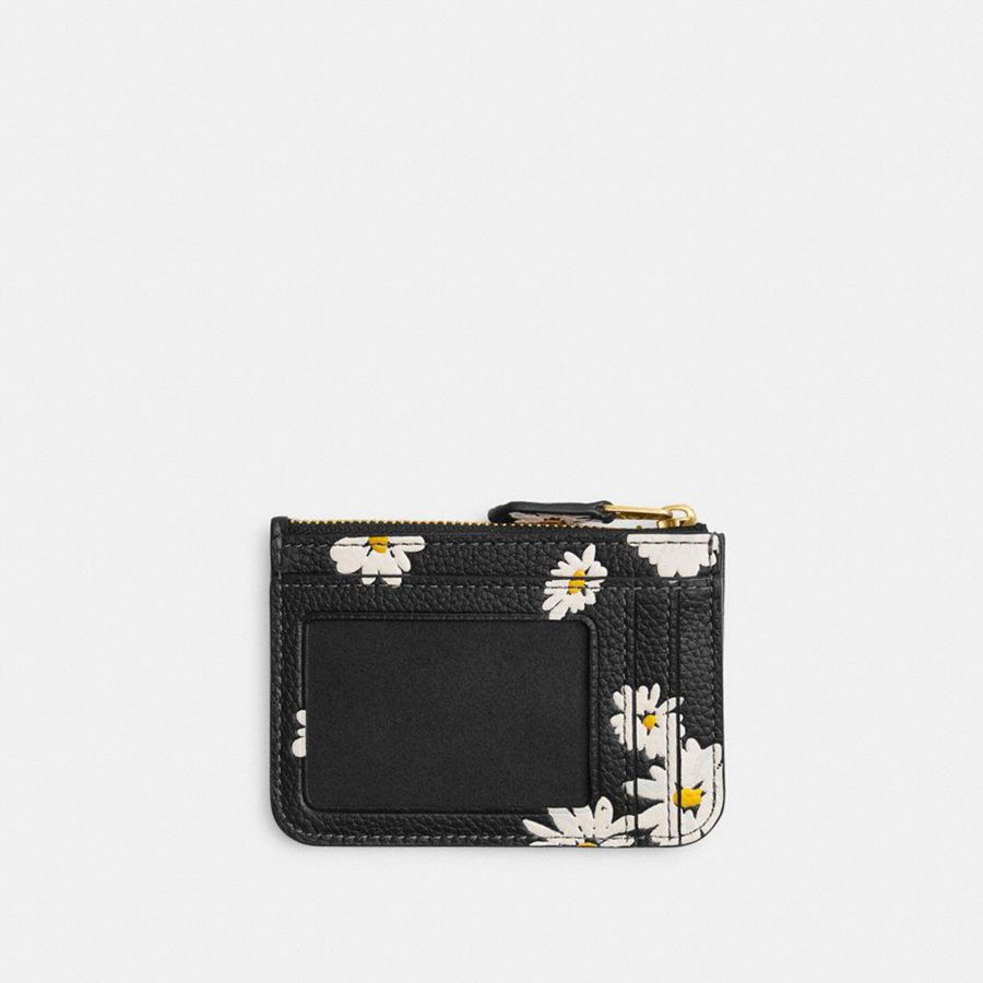 Cartera COACH Essential Mini Id Card Case Mujer Plateados | CTVA-45360
