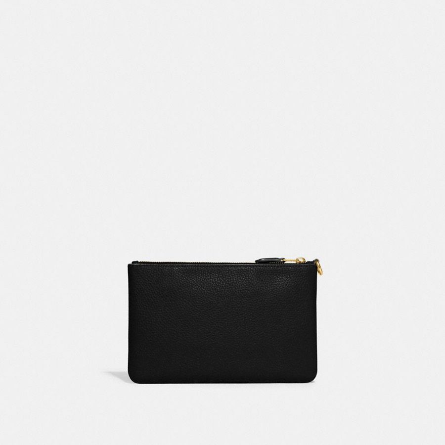 Cartera COACH Essential Small Wristlet Mujer Negros | HAZJ-24765