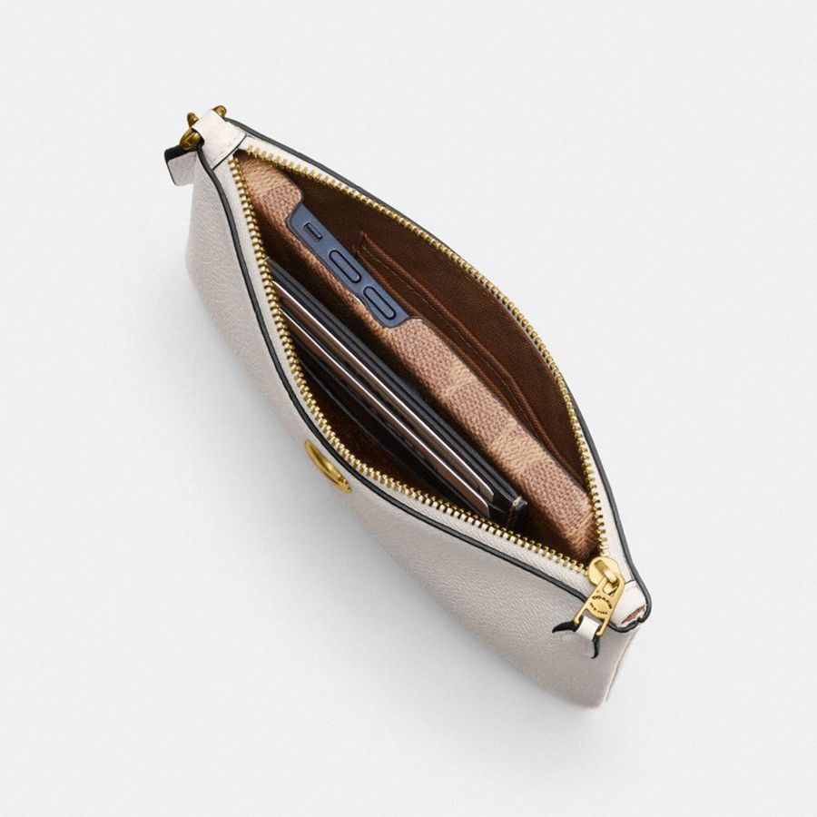 Cartera COACH Essential Small Wristlet Mujer Negros | HAZJ-24765