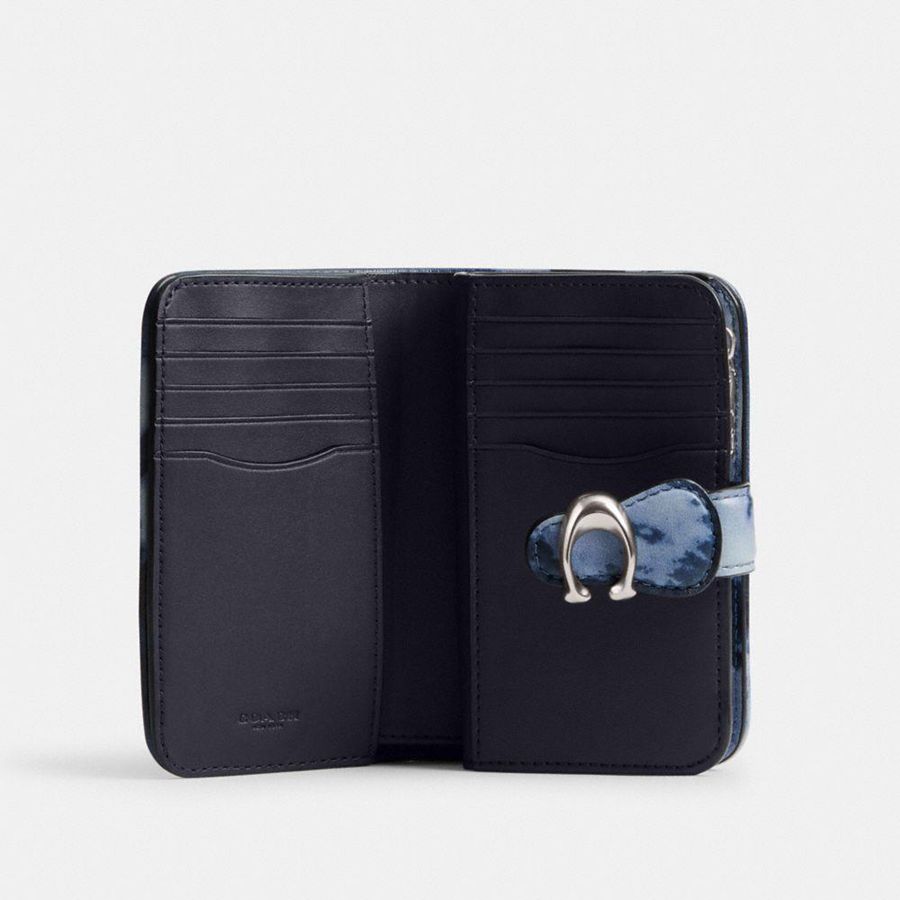 Cartera COACH Tabby Medium With Tie Dye Print Mujer Azules | ZMYR-04629