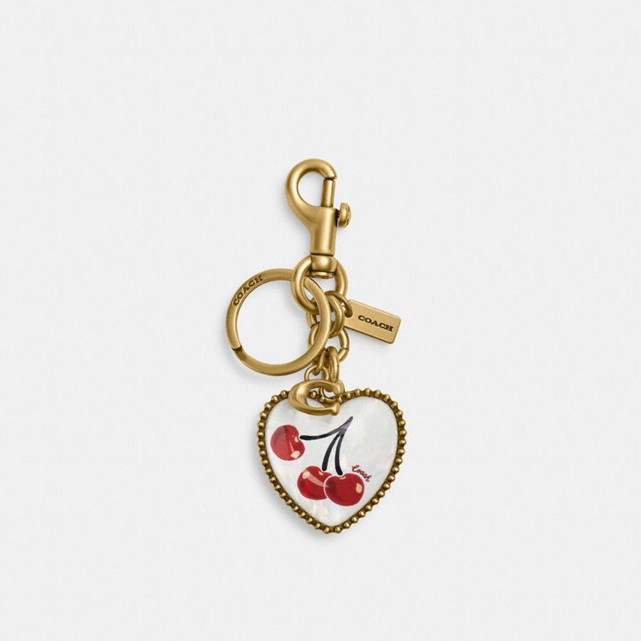 Charms COACH Vintage Heart Cherry Bag Mujer Dorados | NHQC-09726
