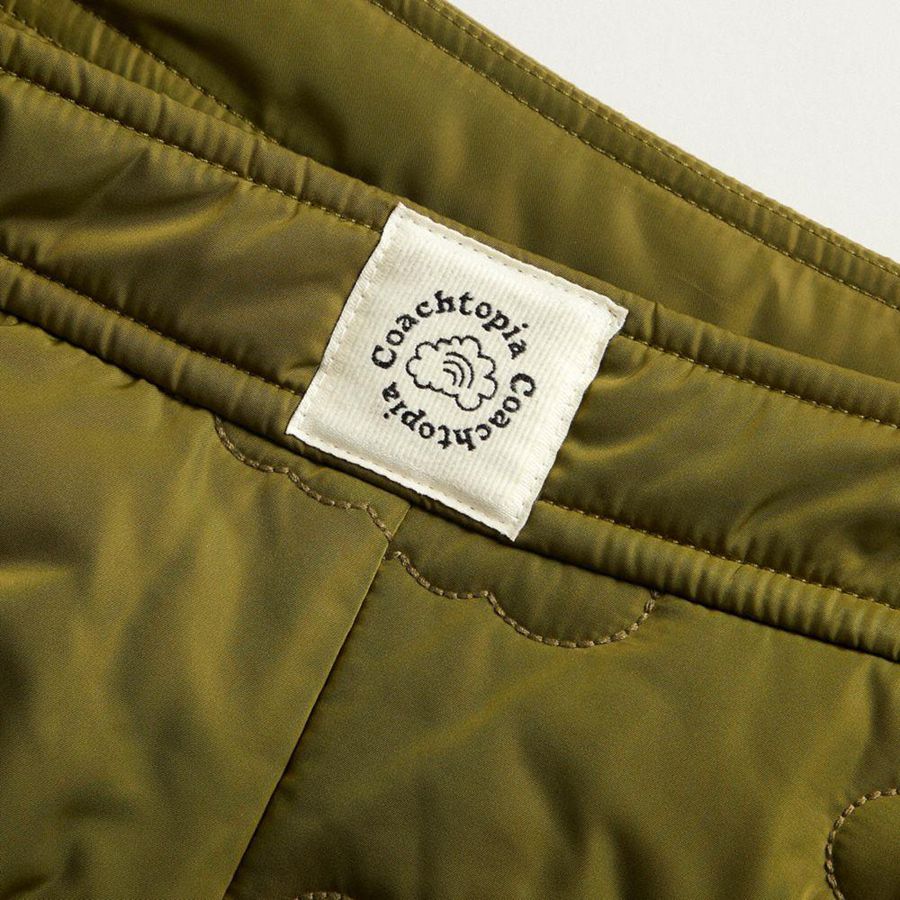 Falda COACH Topia Loop Quilted Cloud Mujer Verde Oliva | WPFQ-61572