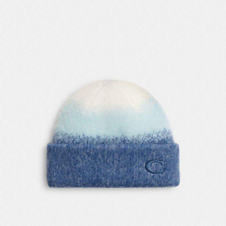 Gorro COACH Ombre Hombre Azules | UZYQ-13286