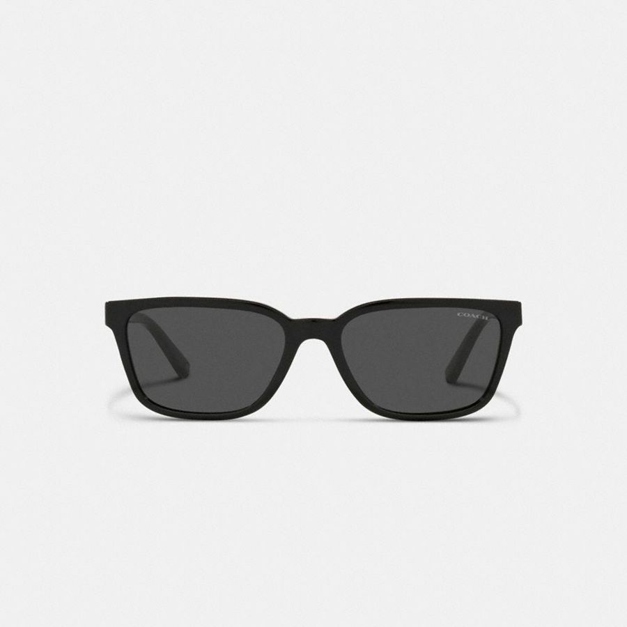Lentes de Sol COACH Signature Workmark Square Mujer Negros | PEFM-19875