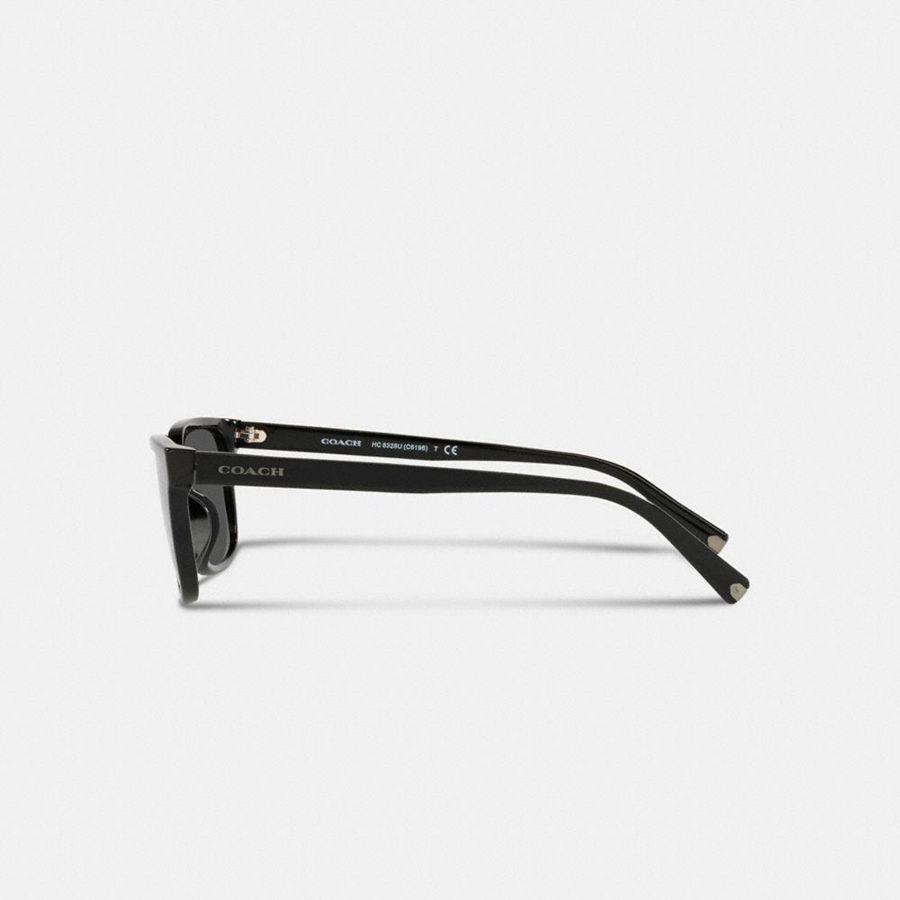 Lentes de Sol COACH Signature Workmark Square Mujer Negros | PEFM-19875