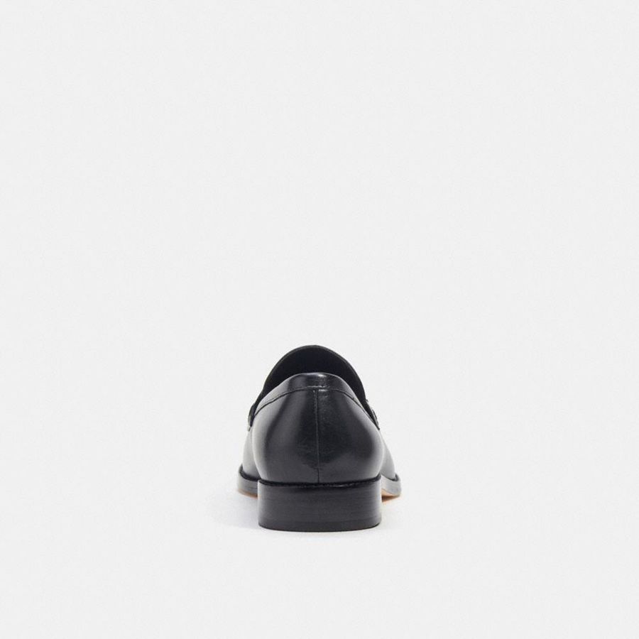 Mocasines COACH Declan Hombre Negros | YKWP-70415
