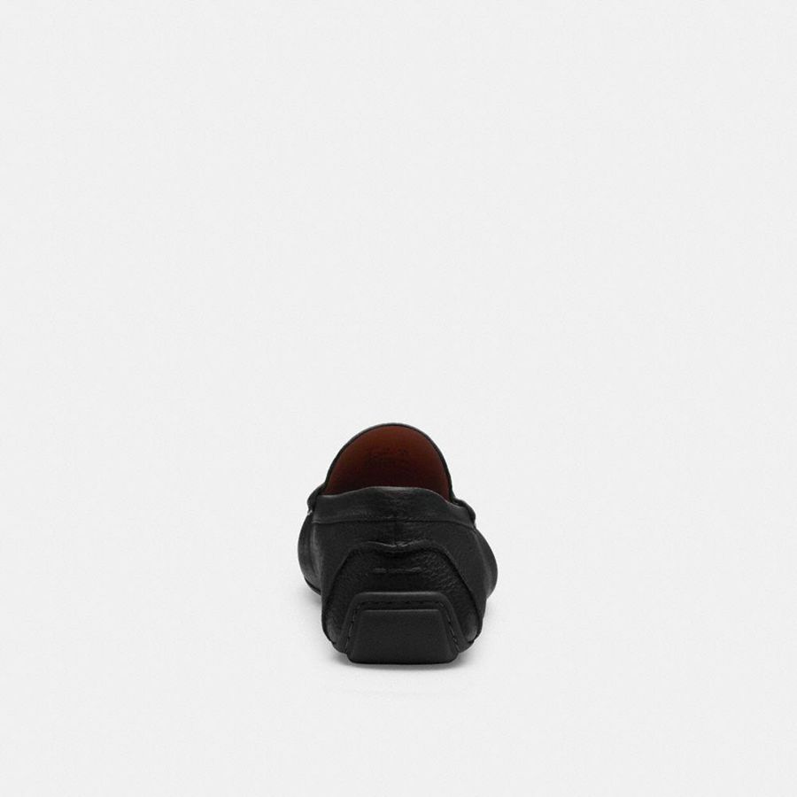 Mocasines COACH Luca Driver Hombre Negros | APSI-41537