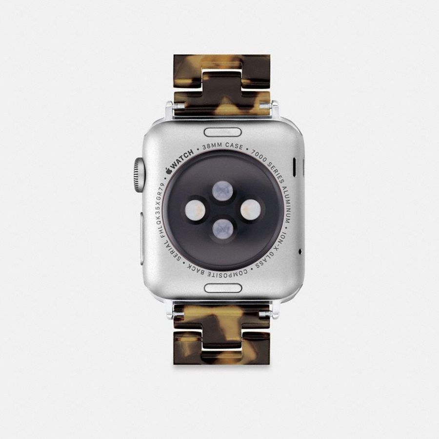 Relojes COACH Apple® Strap, 38 Mm, 40 Mm And 41 Mm Hombre Negros | TSHK-73564