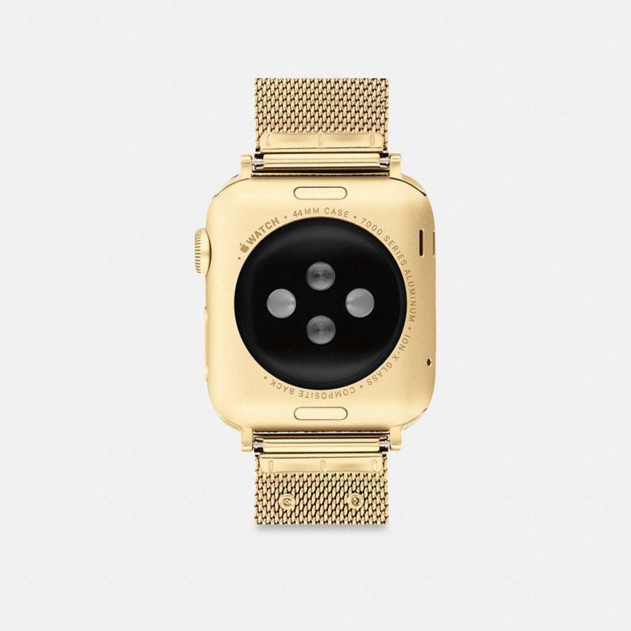 Relojes COACH Apple® Strap, 42 Mm And 44 Mm Hombre Dorados | HJRZ-54238
