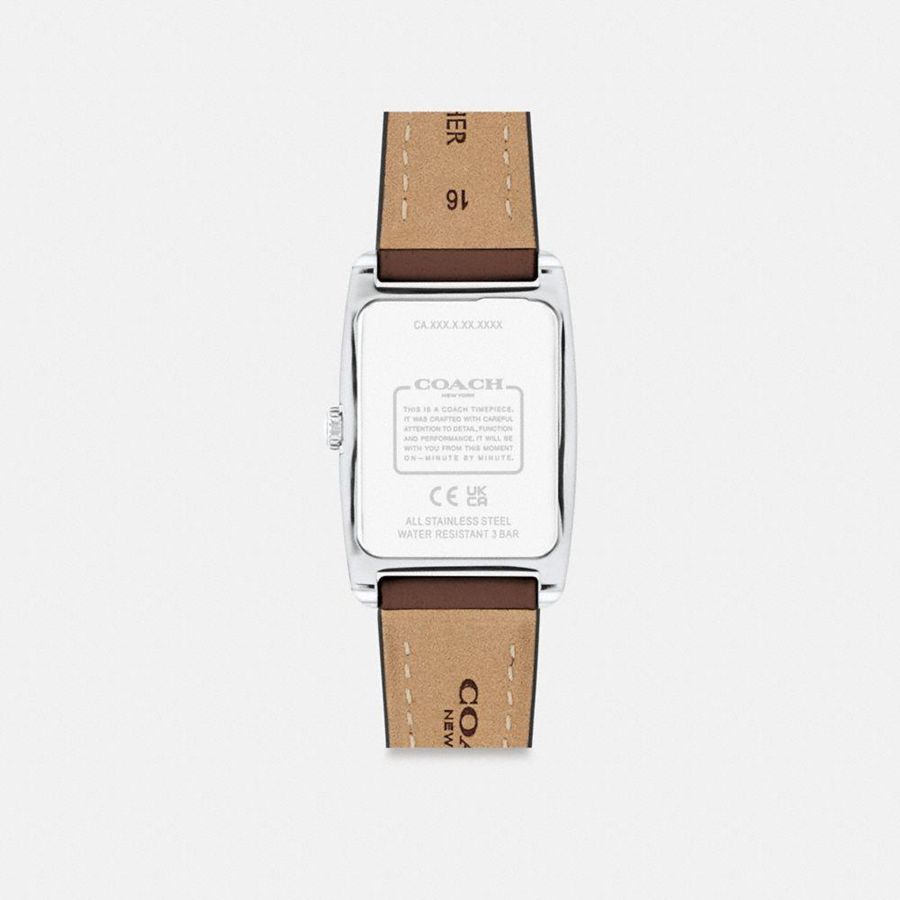 Relojes COACH Reese, 24 Mm X 35 Mm Mujer Marrom | GZCR-49317