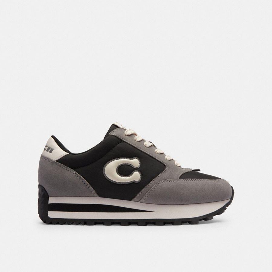 Tenis COACH Runner Mujer Negros | LOAK-14820